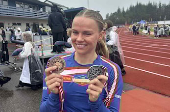 Andrea tok to NM-medaljer!